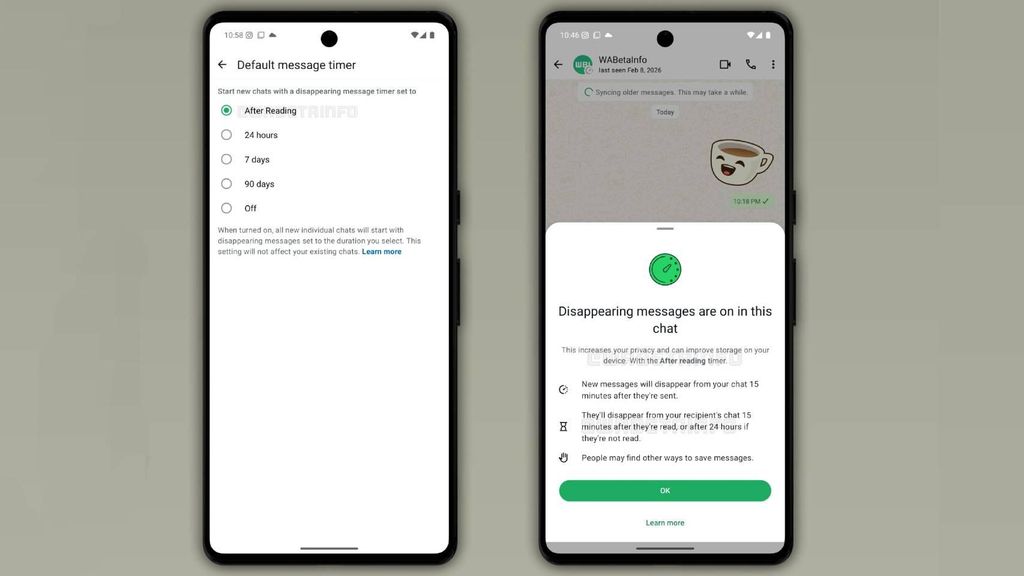 La nueva función de WhatsApp que hace que los mensajes desaparezcan nada mas leerse.