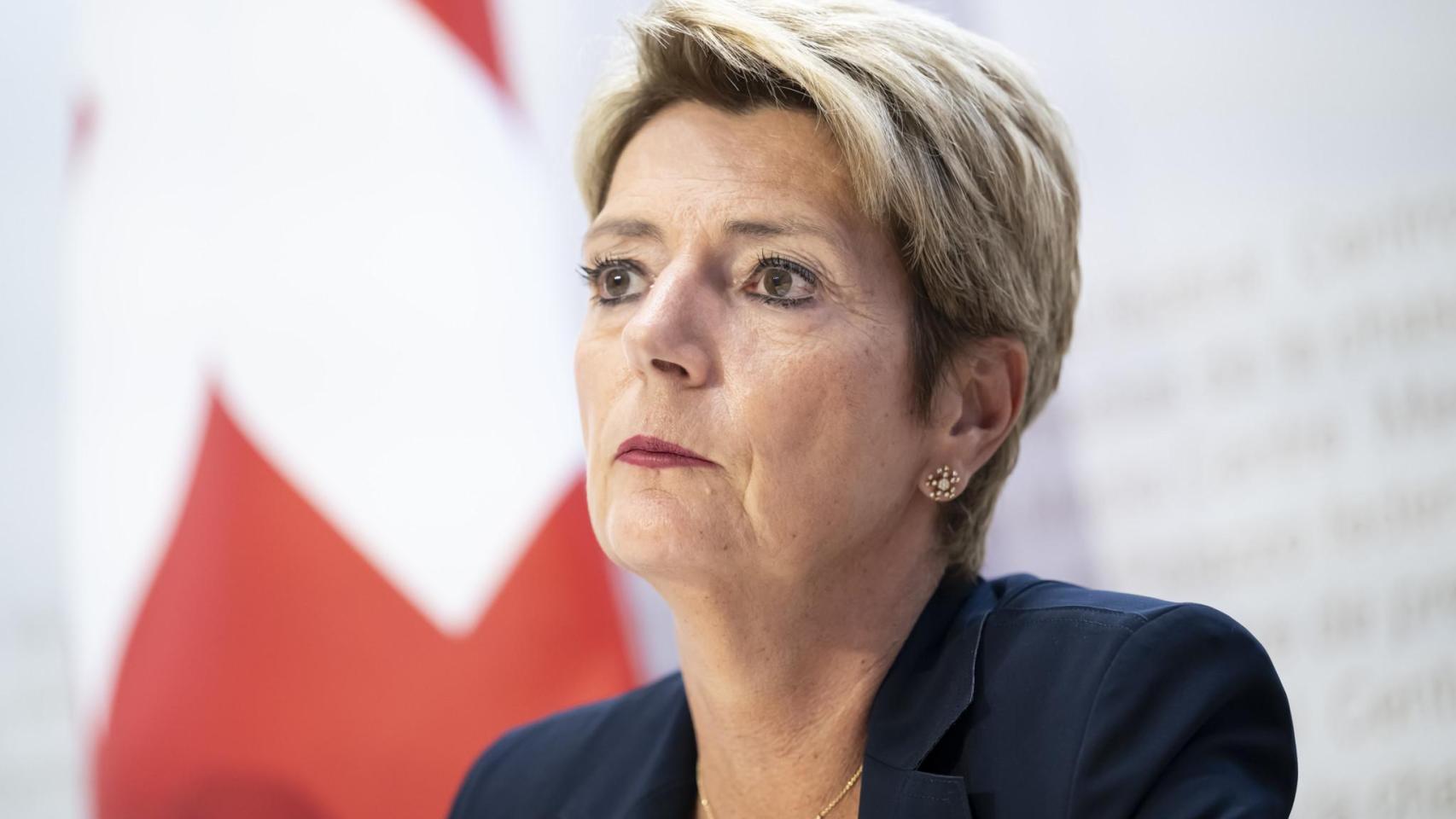 Karin Keller-Sutter, presidenta de Suiza
