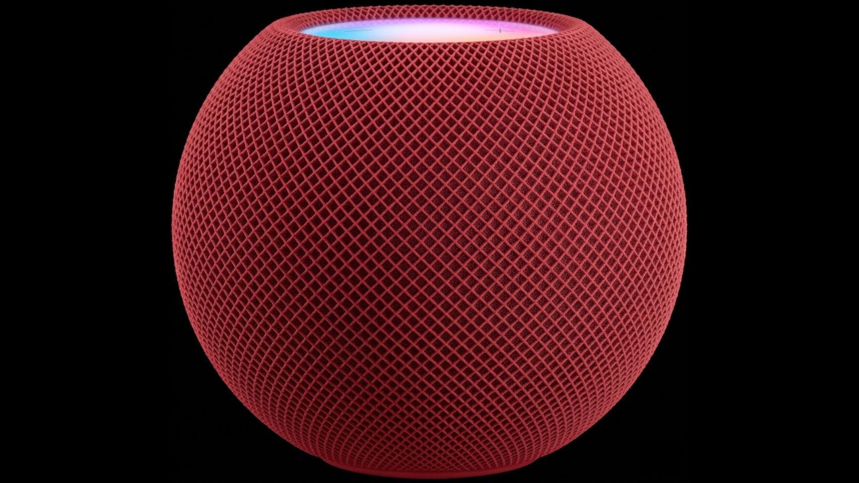 HomePod Mini en color rojo