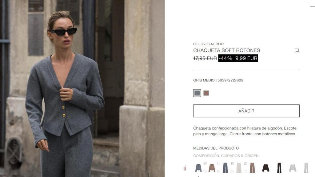 Chaqueta soft. Ref. 5039/222/809