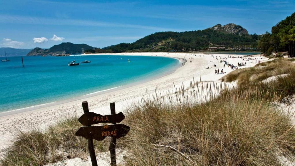 Praia de Rodas, en las islas Cíes