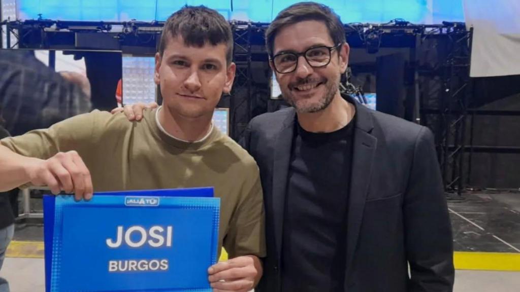 Josi junto a Juanra Bonet durante su participación en el concurso
