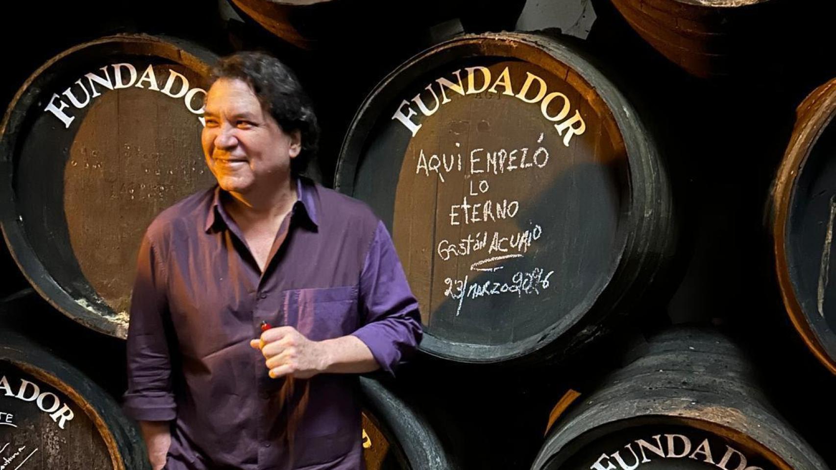Gastón Acurio en Bodegas Fundador.