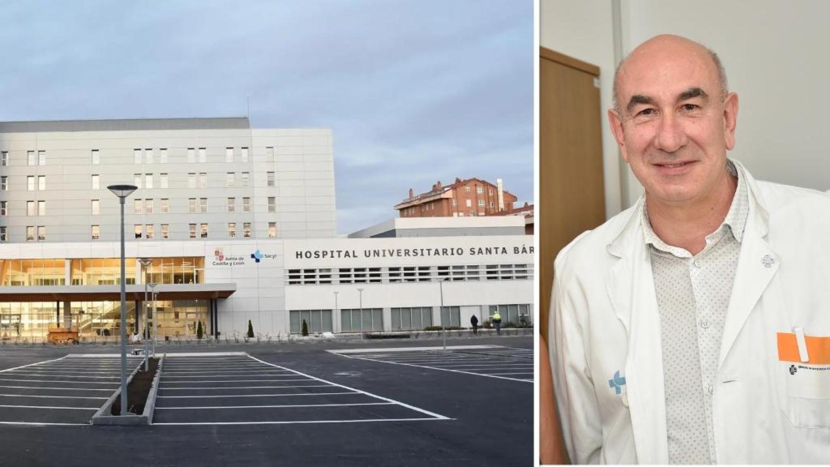 A la derecha, el gerente de Asistencia Sanitaria de Soria, José Vicente Cano.