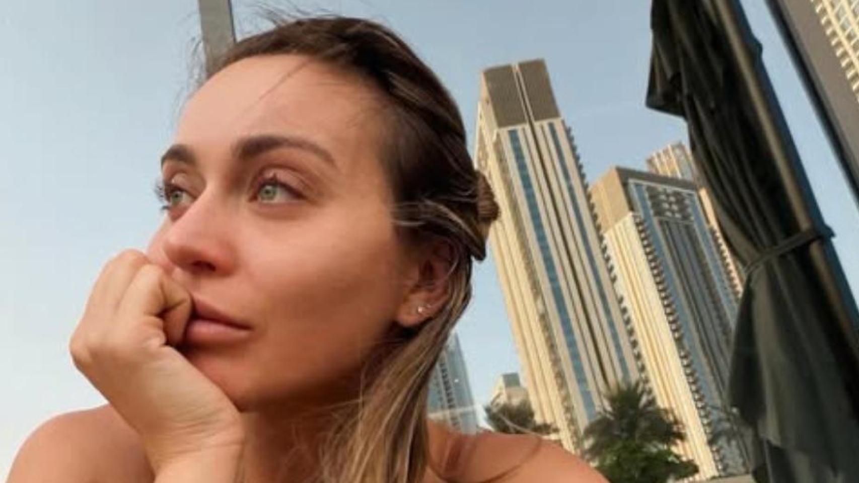 Paula Badosa, en una imagen en sus redes sociales