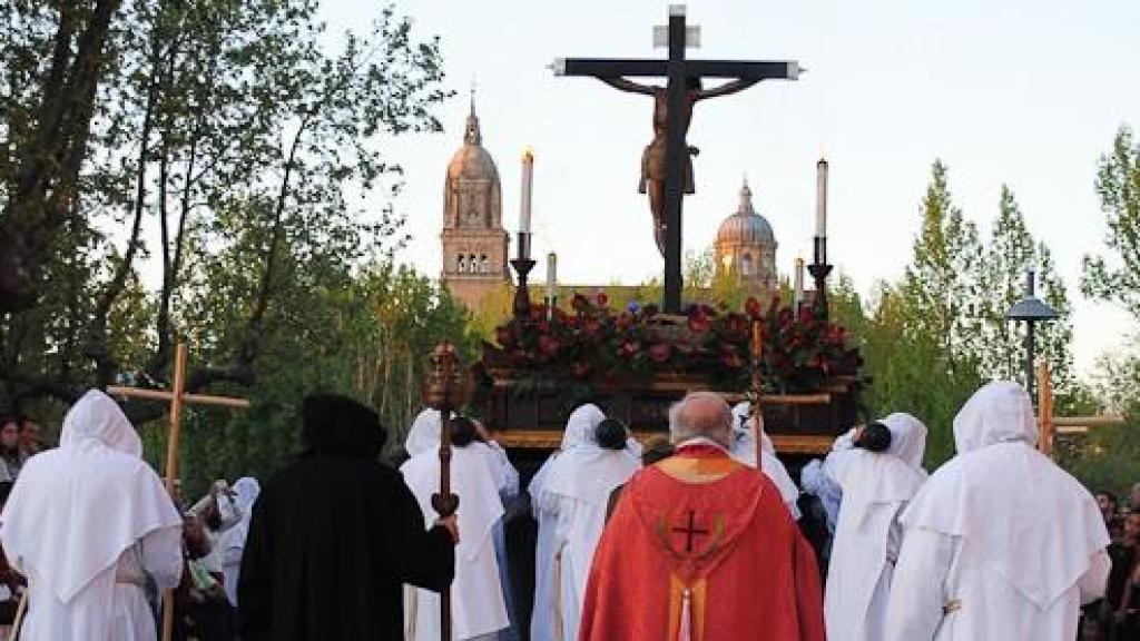 Imagen de archivo de la procesión del Cristo del Amor y de la Paz.