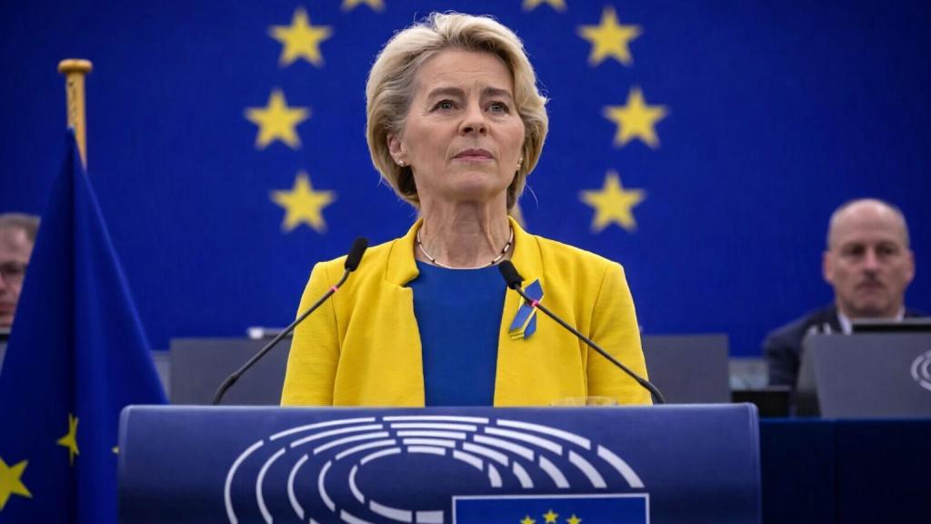 Ursula von der Leyen, presidenta de la Comisión Europea.
