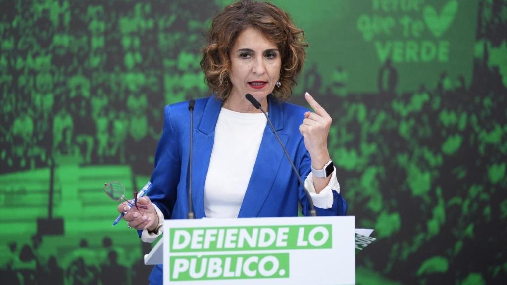 María Jesús Montero, en Sevilla.