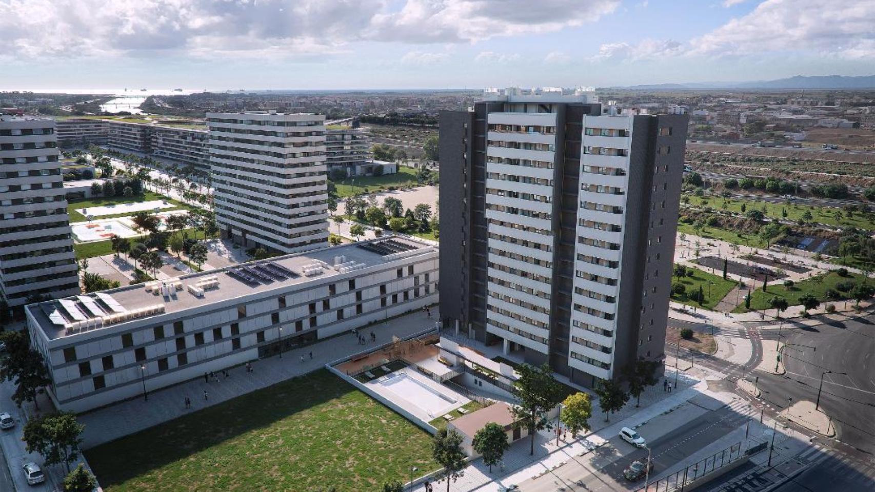 Es oficial: Valencia concede la licencia de obra para construir 98 viviendas por 25,7 M€ en uno de los barrios de moda