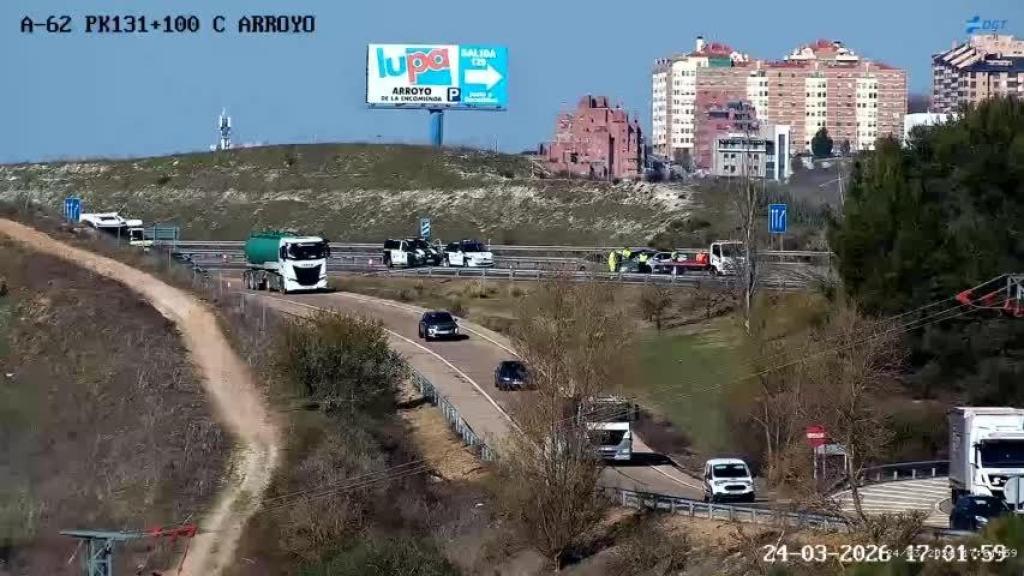 El accidente en la A-62