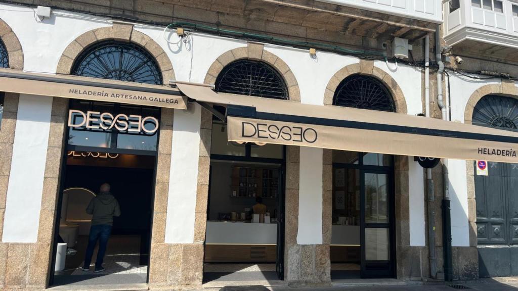Nueva heladería Desseo en La Marina de A Coruña
