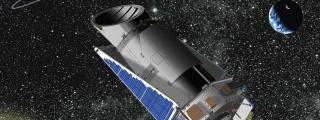 Ilustración del telescopio Kepler de la NASA .