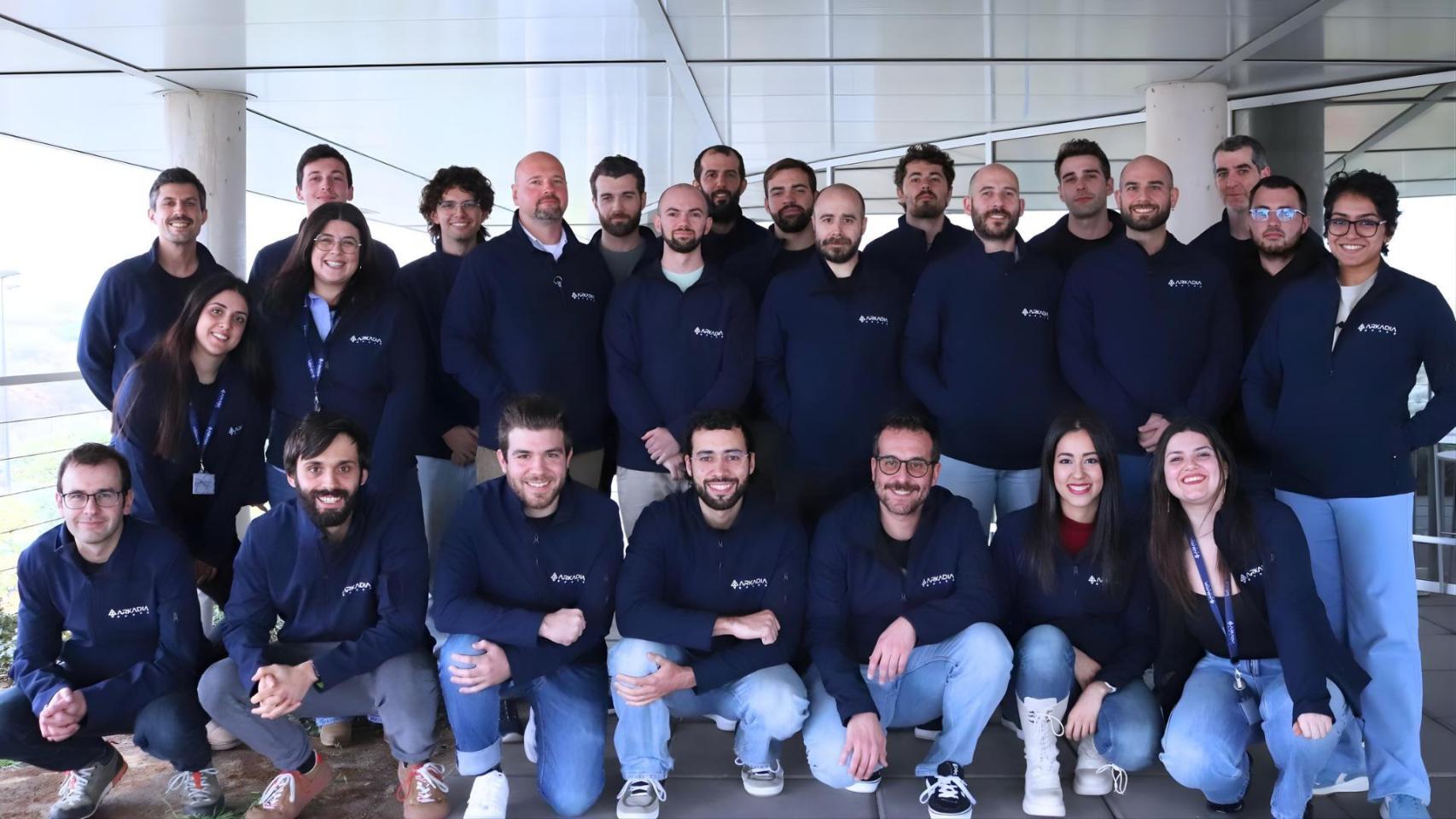 Equipo humano de la startup Arkadia Space.