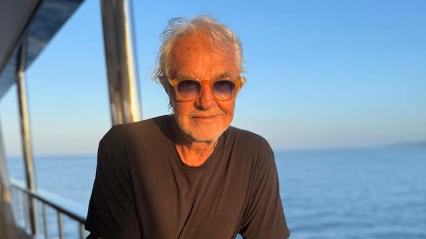 Flavio Briatore, en el yate.