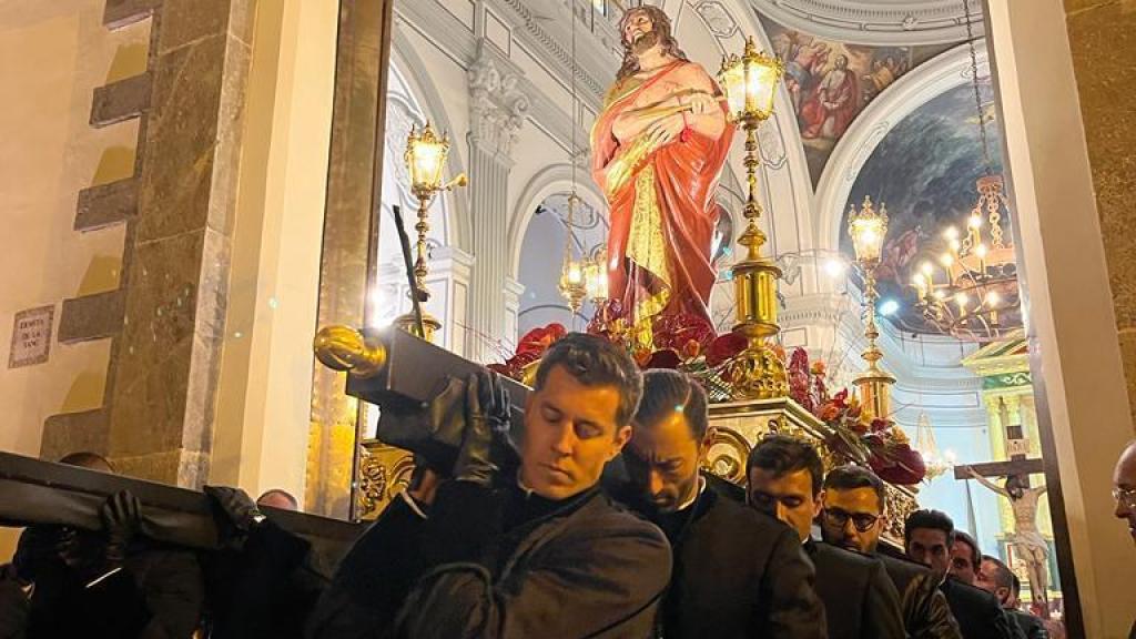 Procesión de Semana Santa en Sagunto.
