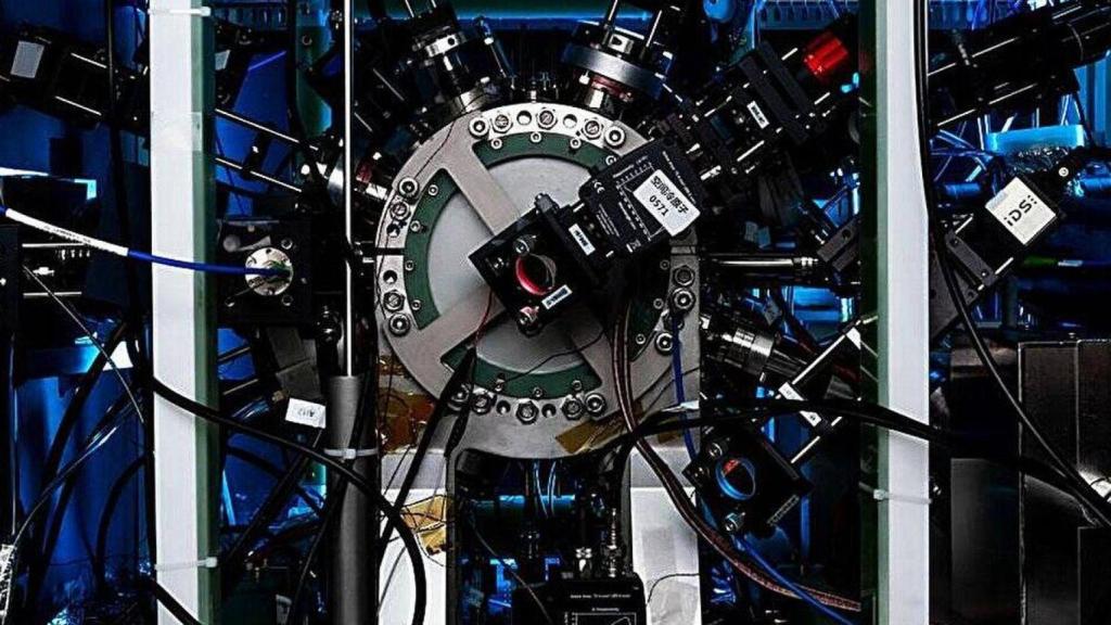 El reloj óptico de estroncio elaborado en China.