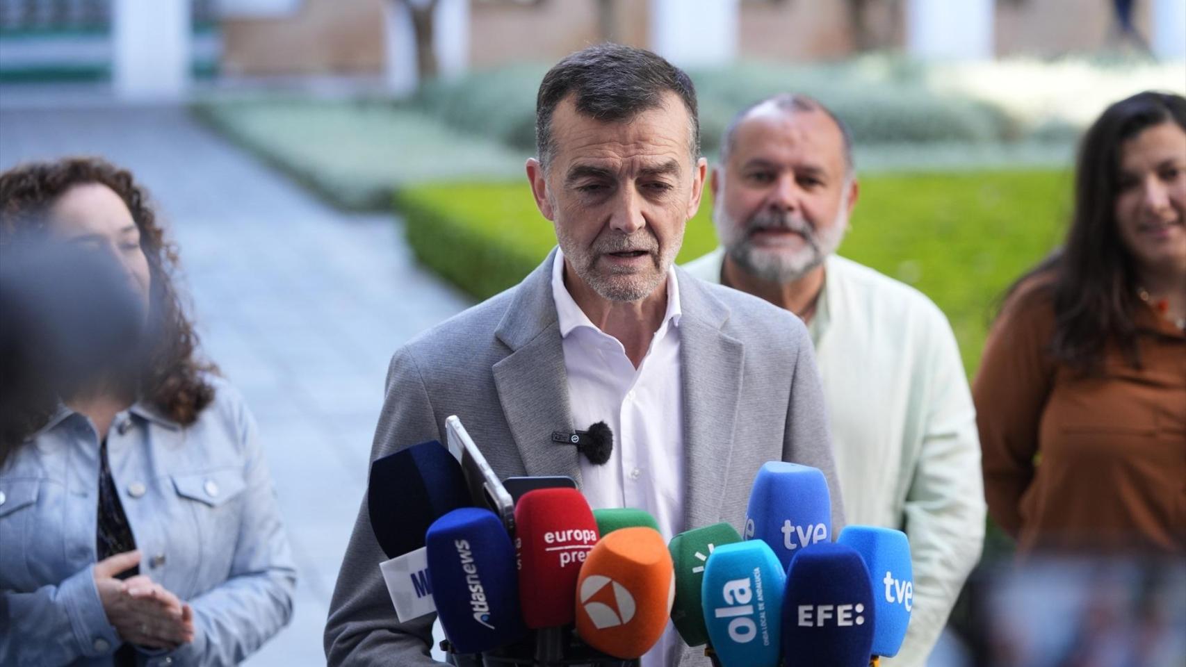 El coordinador federal de IU y candidato de Por Andalucía, Antonio Maíllo, en una imagen de archivo.