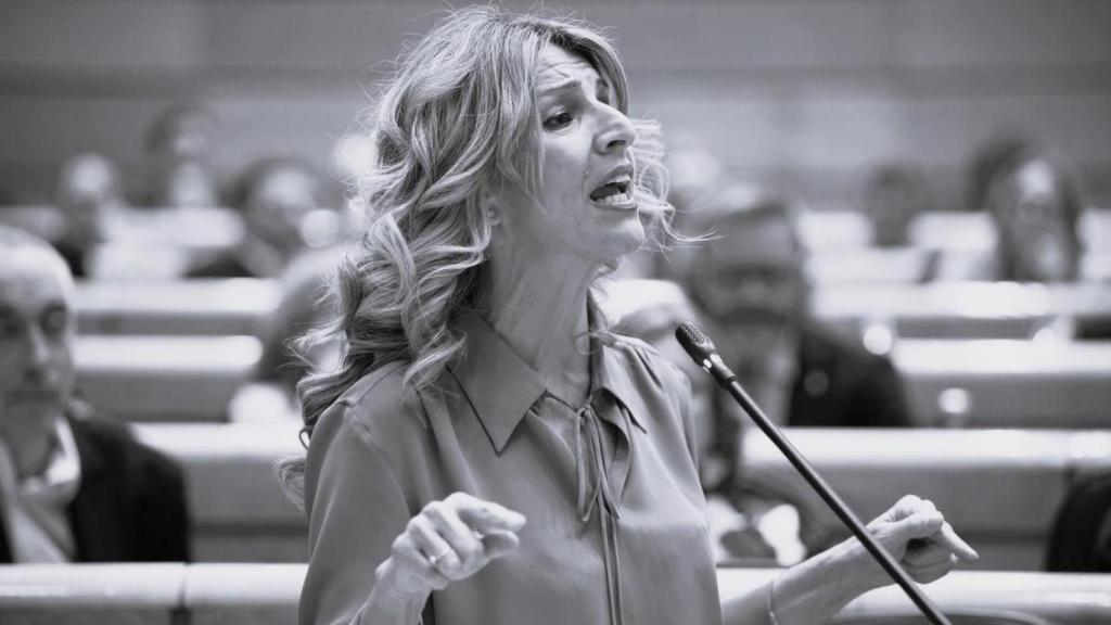 Yolanda Díaz, la semana pasada en el Senado.