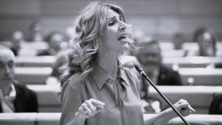Yolanda Díaz, la semana pasada en el Senado.