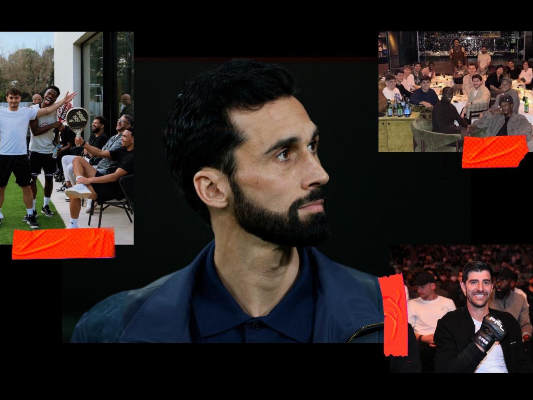 El sofá gris de Arbeloa hace su efecto