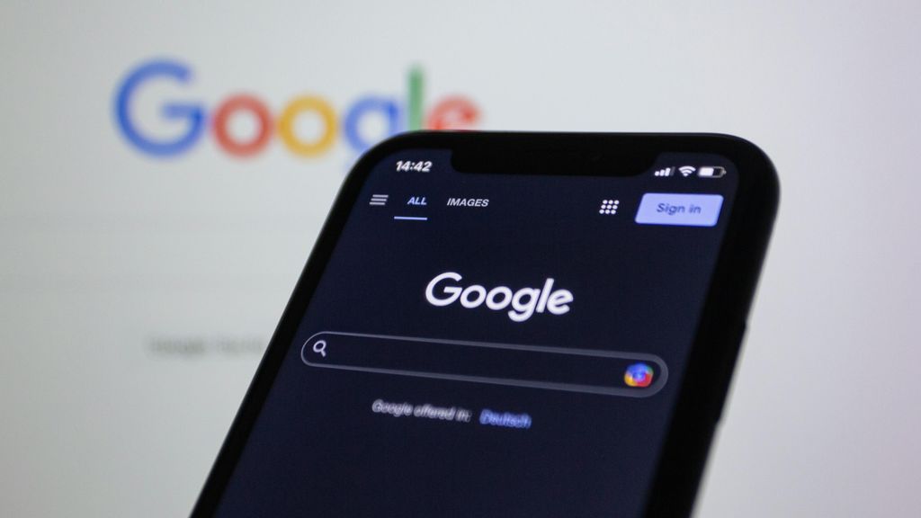 El buscador de Google en el móvil.