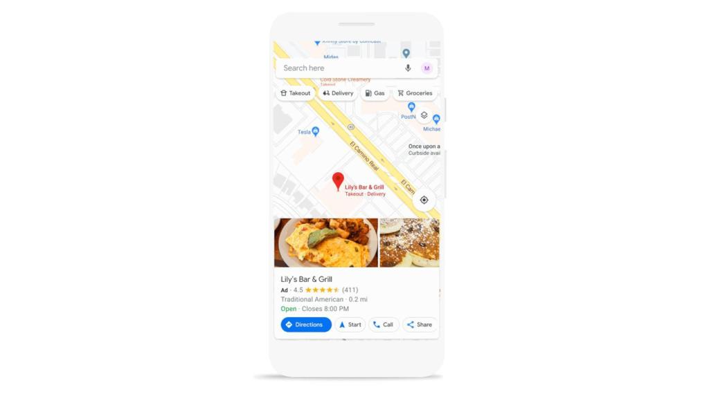 Anuncios en Google Maps