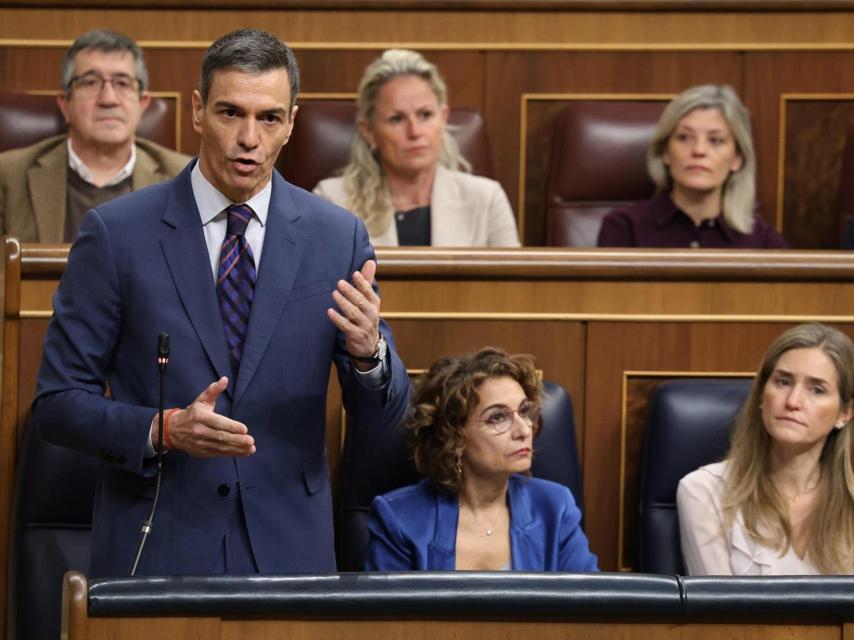 Pedro Sánchez el pasado 18 de marzo en el Congreso de los Diputados.