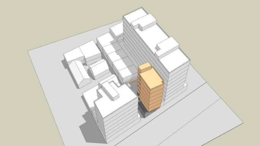 Volumen edificatorio propuesto.