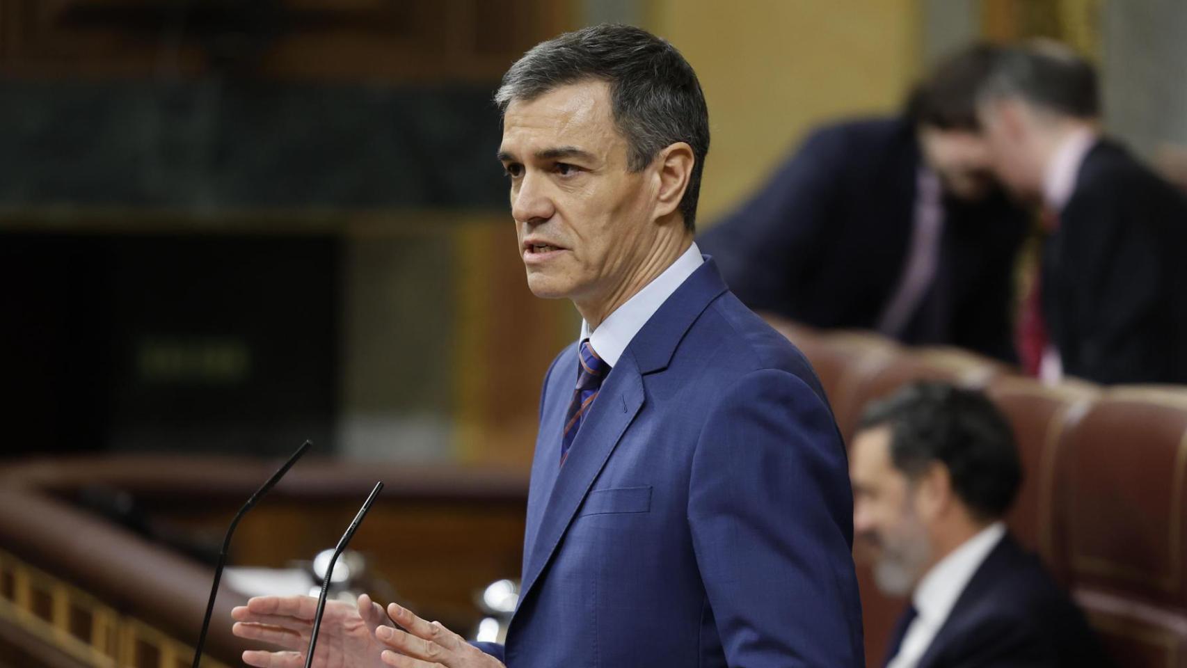 Pedro Sánchez en el Congreso.