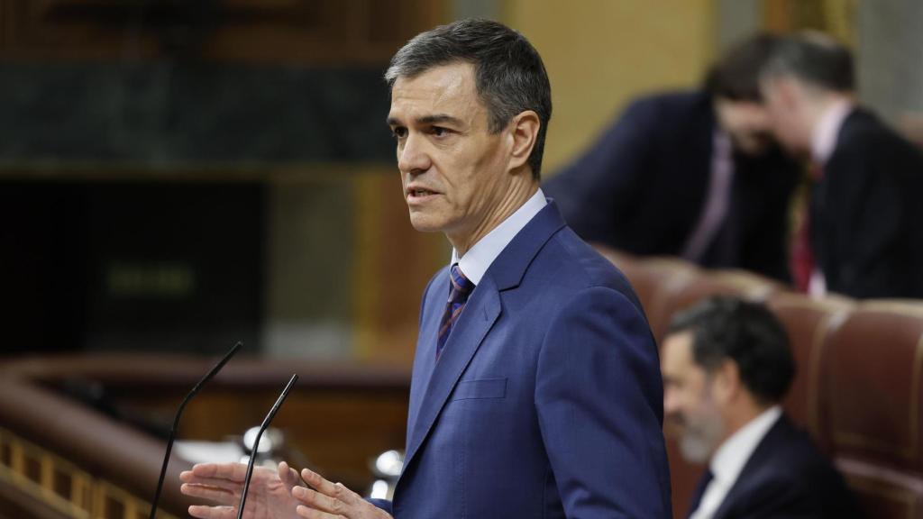 Pedro Sánchez en el Congreso.