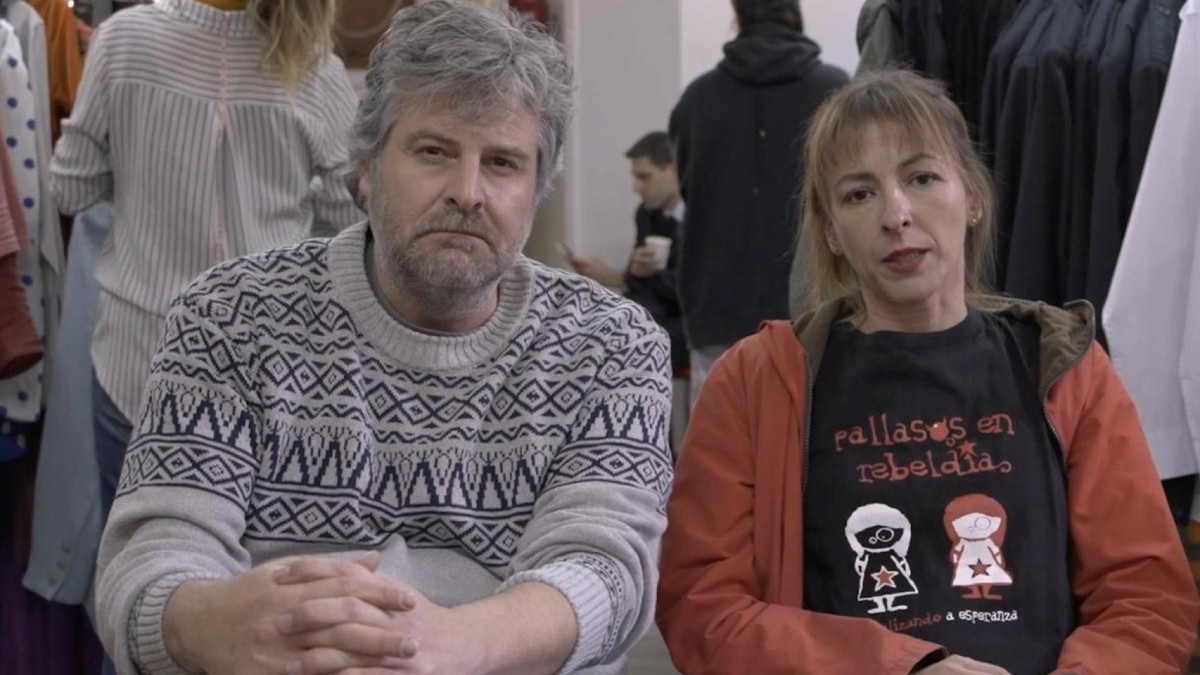Raúl Cimas y Esperanza Pedreño, protagonistas de 'Poquita fe'.