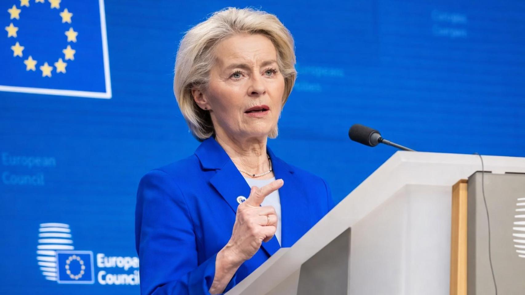 Ursula von der Leyen, presidenta de la Comisión Europea.
