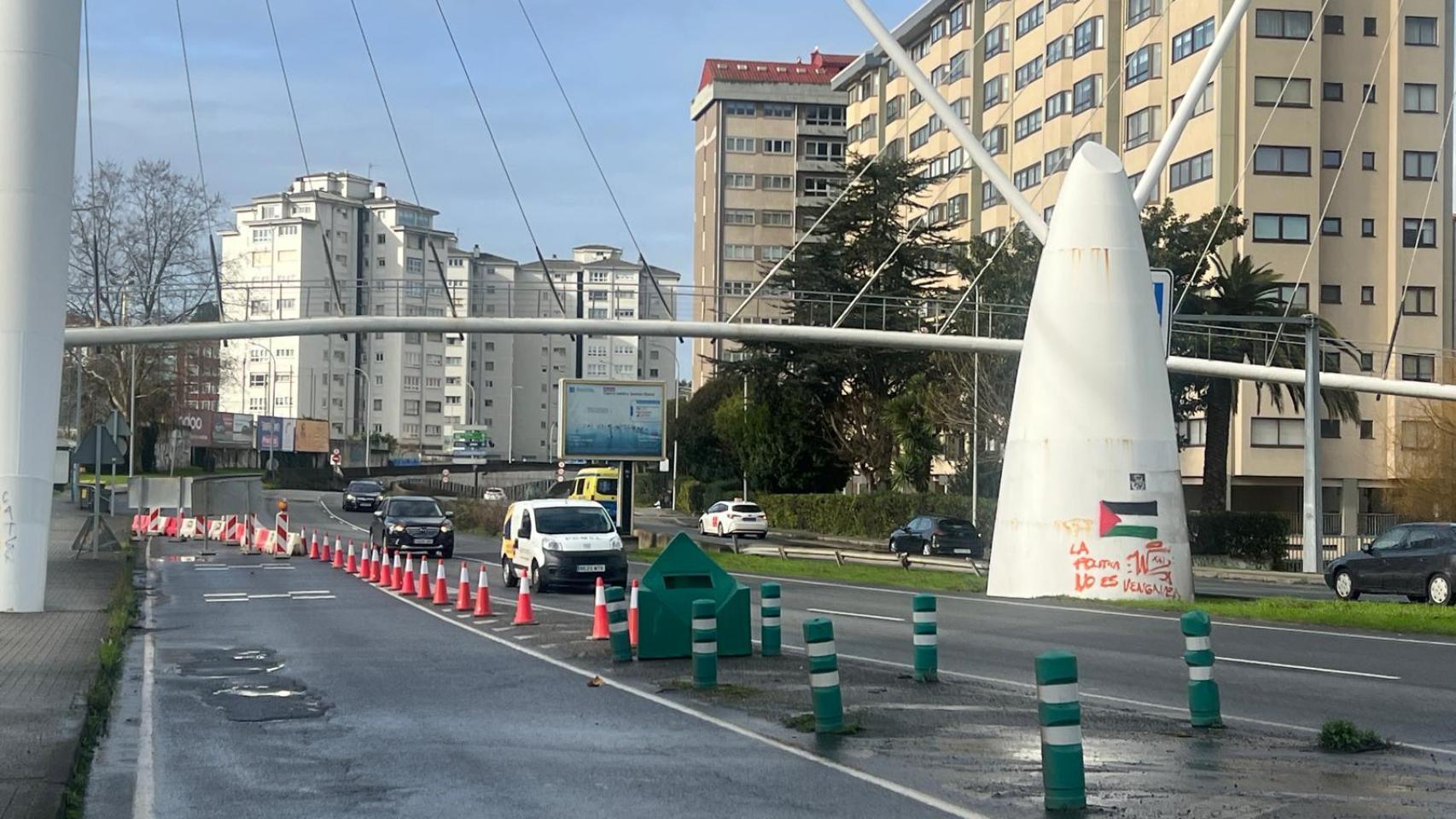 Obras en el ramal que conecta la avenida de San Cristóbal con Alfonso Molina