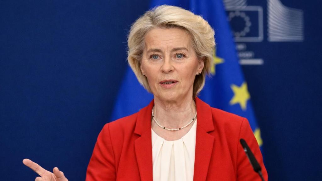 Ursula von der, Leyen Presidenta de la Comisión Europea.