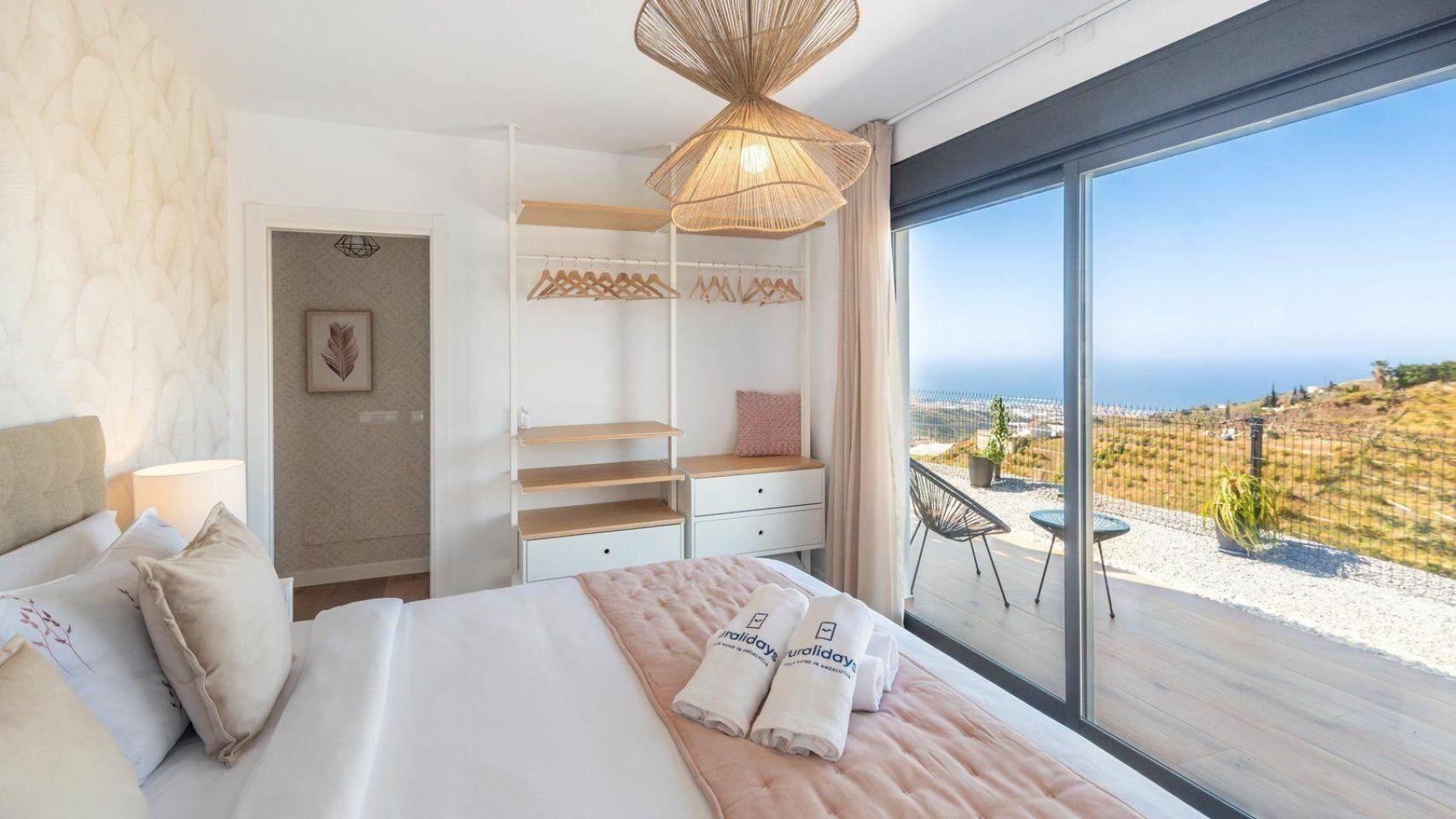 Interior de una vivienda rural en Torrox.