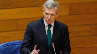El presidente da Xunta, Alfonso Rueda, en el pleno.