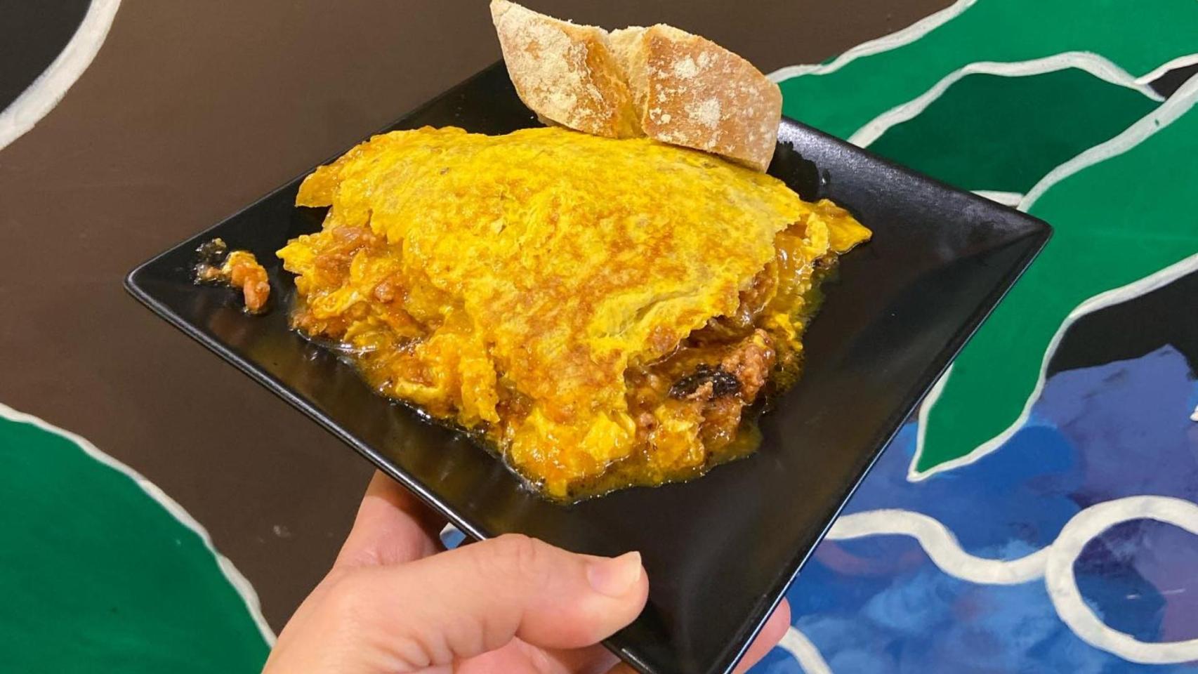 Pincho de tortilla de La Tapadera