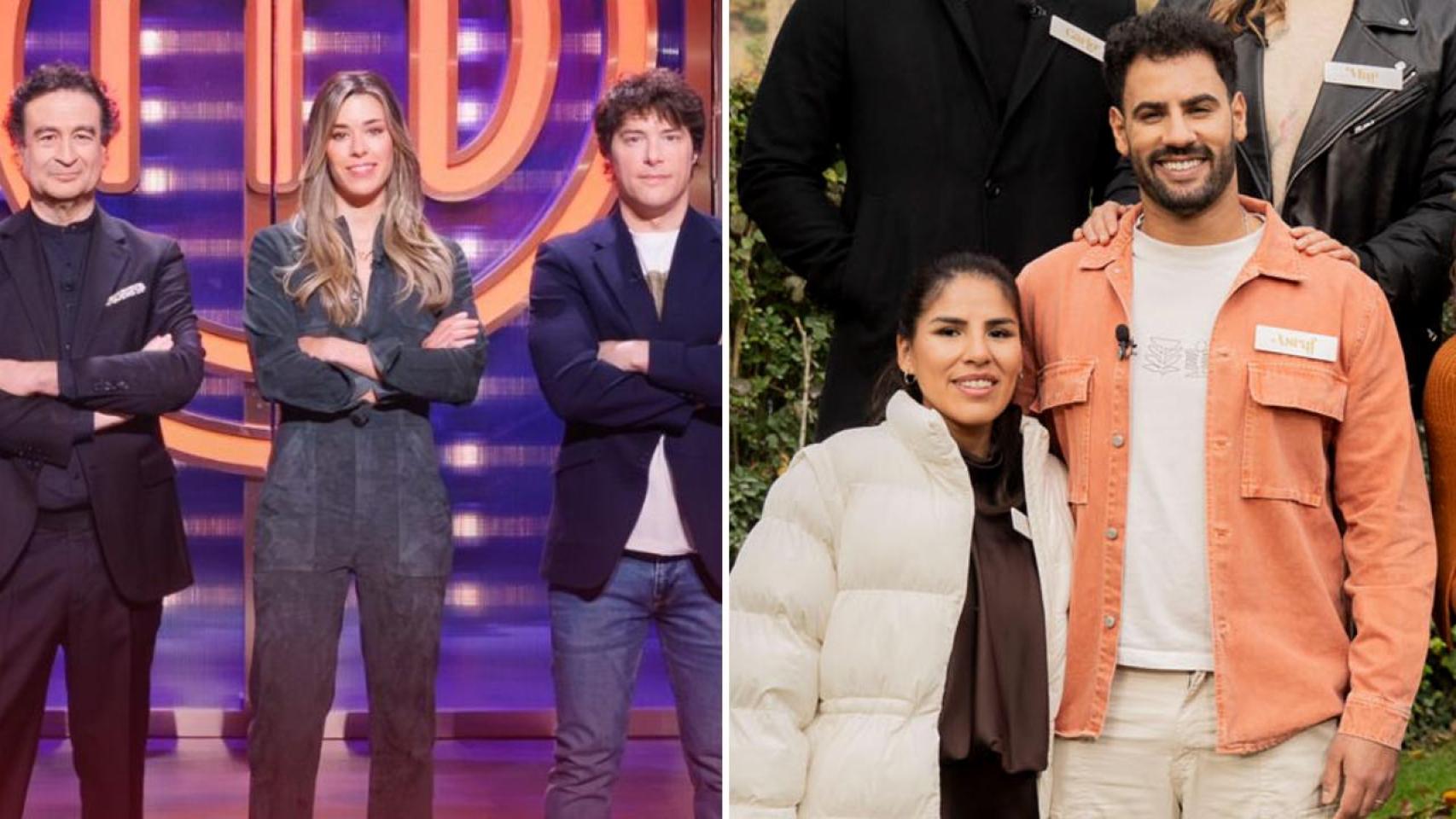 El nuevo jurado de 'MasterChef' e Isa Pantoja y Asraf en 'DecoMasters'.
