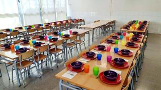Imagen de archivo de un comedor escolar.