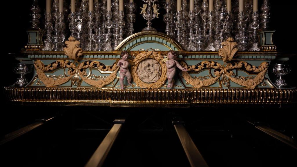 El nuevo trono de la Virgen de Dolores y Esperanza de Málaga.