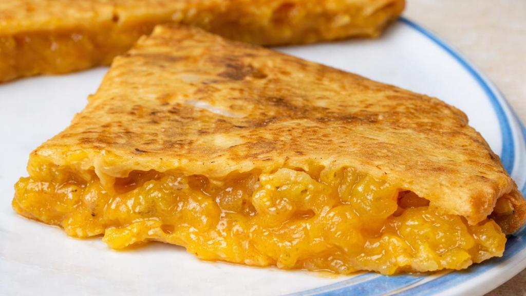 Una tortilla de patatas jugosa.