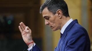 Pedro Sánchez, este miércoles en el Congreso de los Diputados.