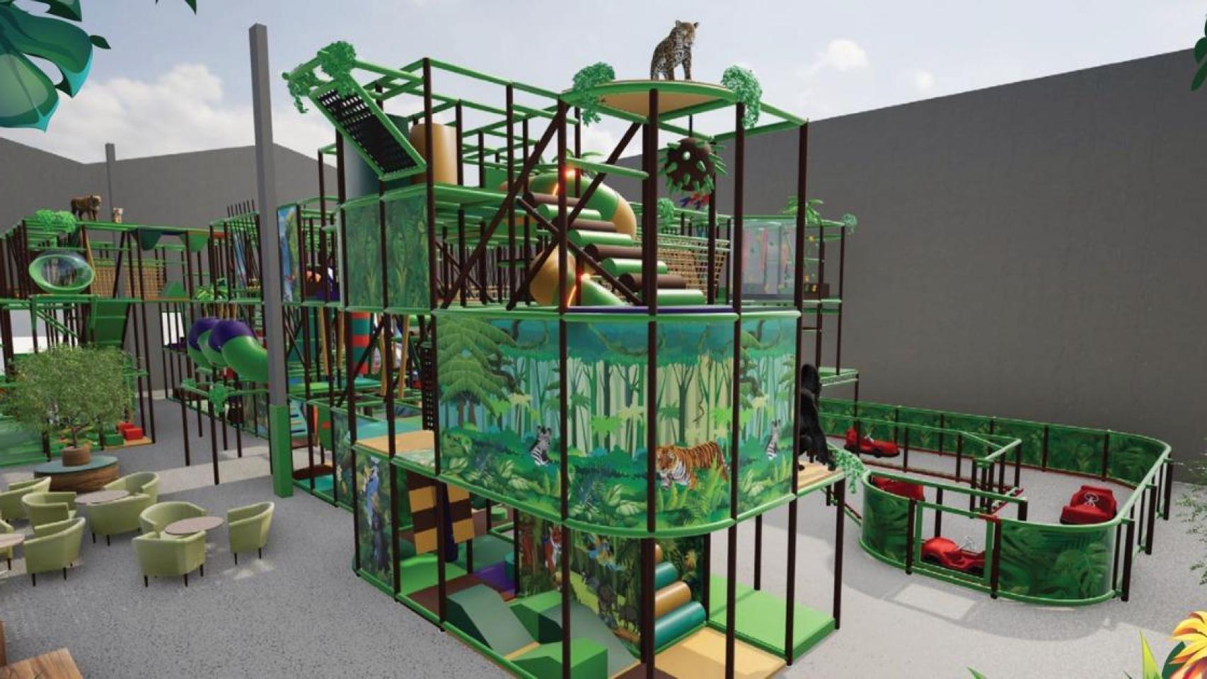 Infografía del nuevo parque.