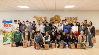El alumnado del IES Lois Peña Novo en la visita