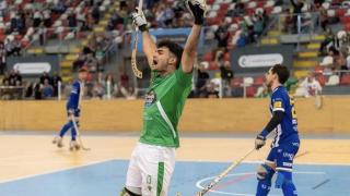 Bruno Saavedra en un partido en el Palacio de los Deportes.
