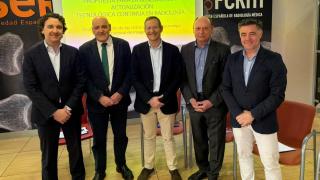 De izda. a dcha.: Pablo Crespo, José Carmelo Albillos, Luis Concepción, Ignacio López (Fundación Signo) y Javier López