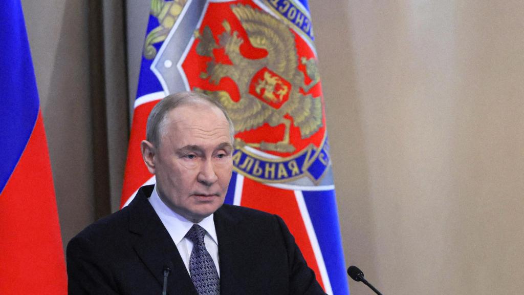 The Russian president, at a ceremony held in the Kremlin.