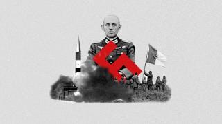 El general nazi Reinhard Gehlen, la operación Damocles y el Frente de Liberación Nacional de Argelia. Diseño: Rubén Vique