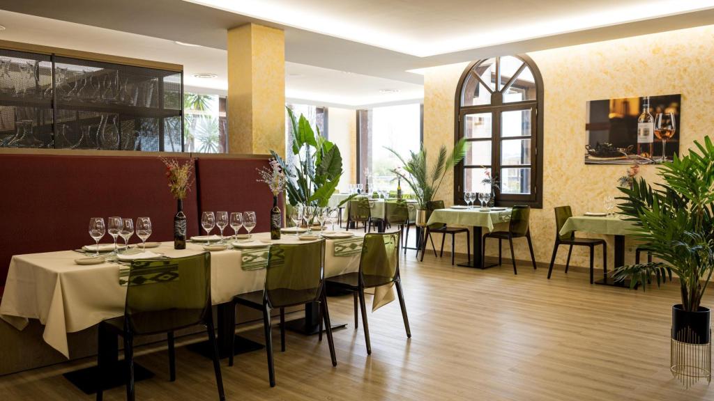 El salón del restaurante.
