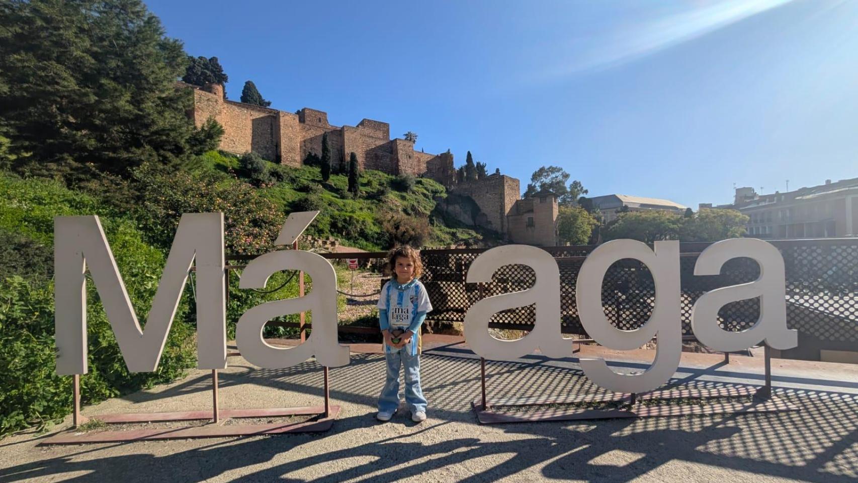 La niña Málaga.